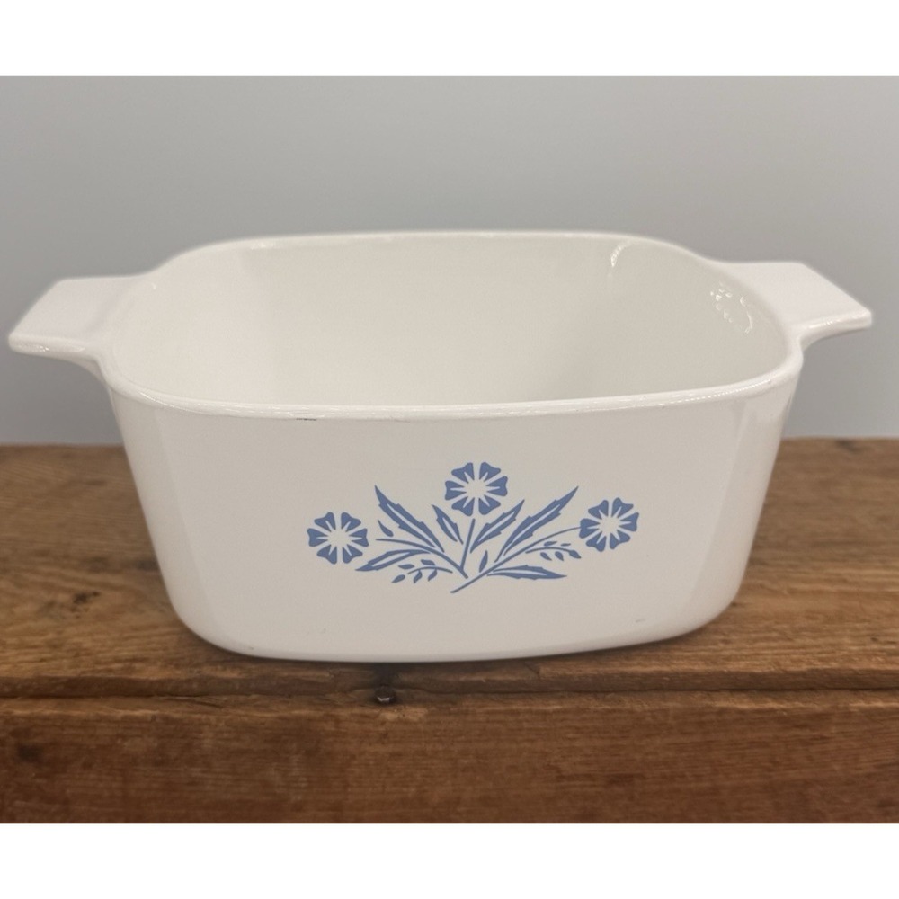 Vintage Corning Ware Blue Cornflower A-1½-B 1.5 Qt Casserole Baking Dish No Lid